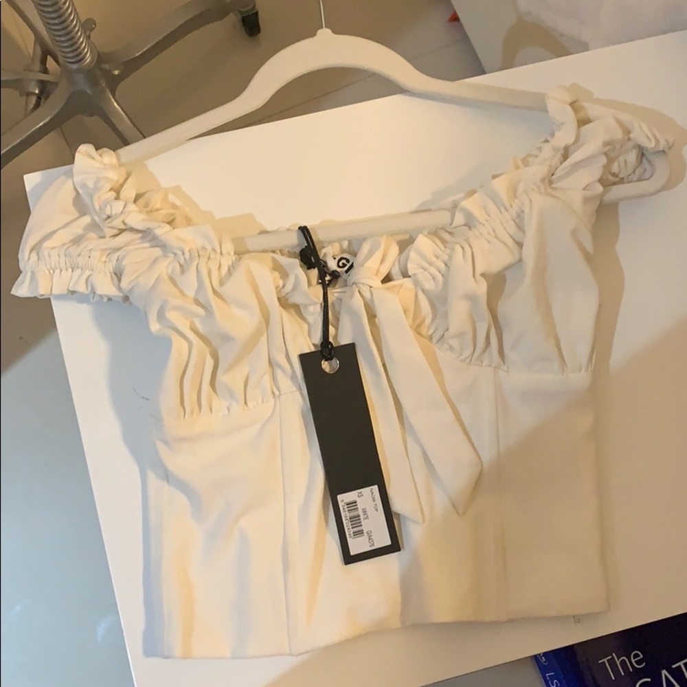 COPY - Sold out I AM GIA naomi top in white